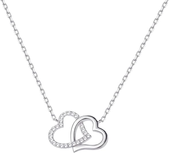 Double Love Heart Necklaces