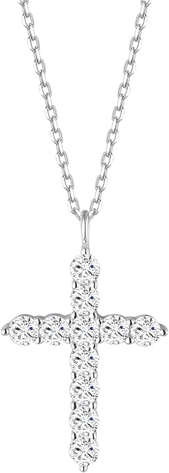 925 Sterling Silver Small Cross Necklace