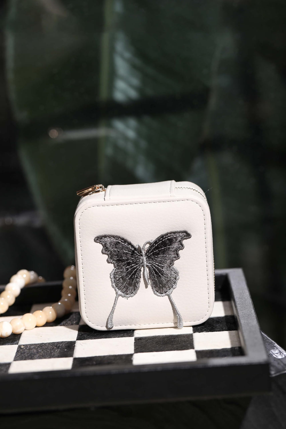 S.Leaf Travel Jewelry Case Small Jewelry Box Jewelry Organizer Storage Case Portable