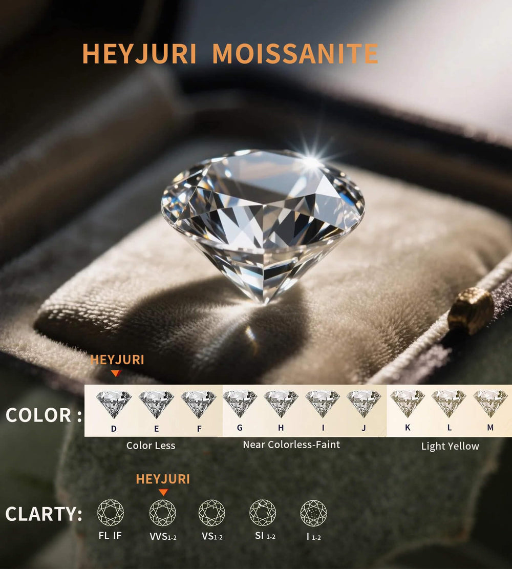 Moissanite Diamond Love Heart Cross Necklaces