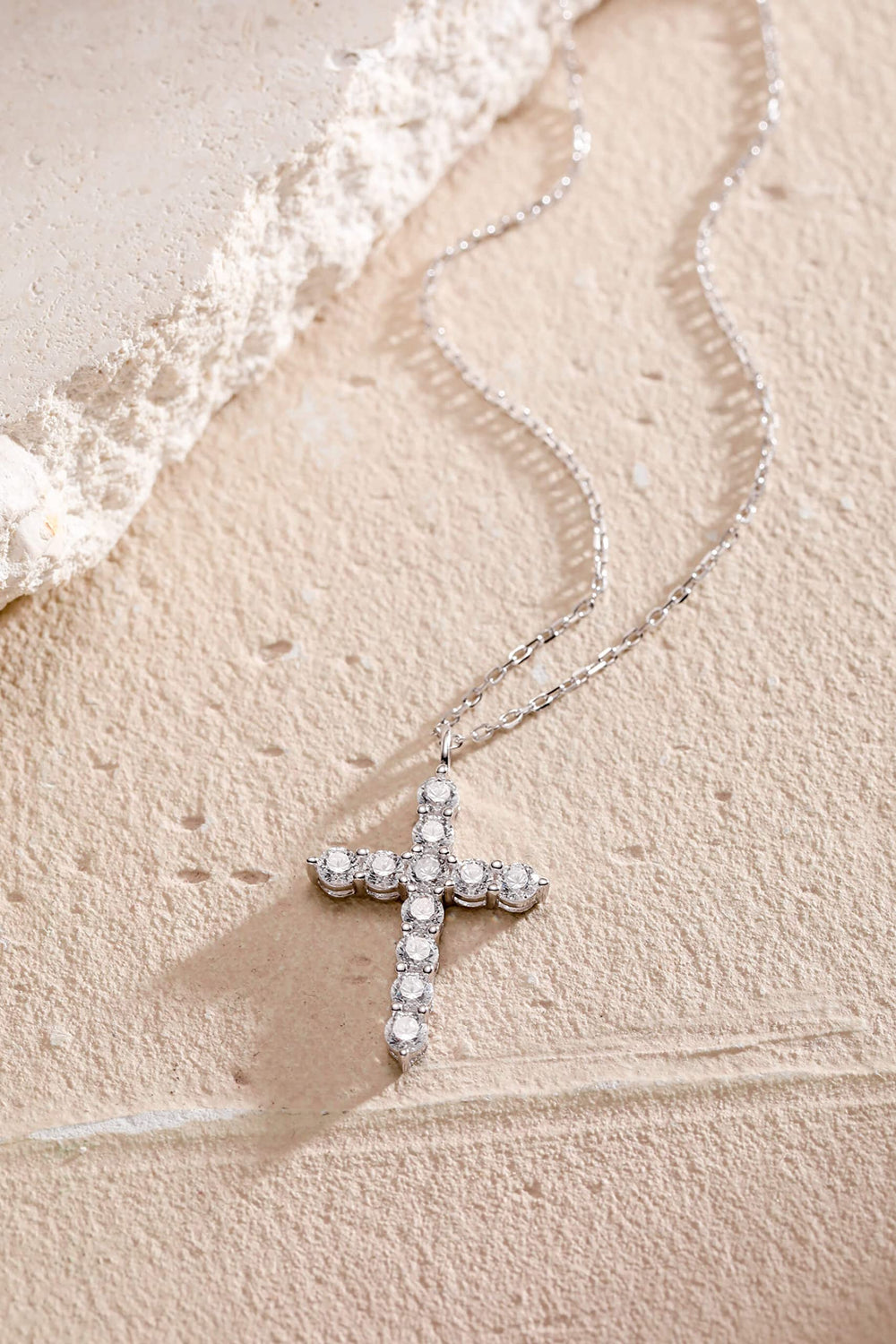 925 Sterling Silver Small Cross Necklace