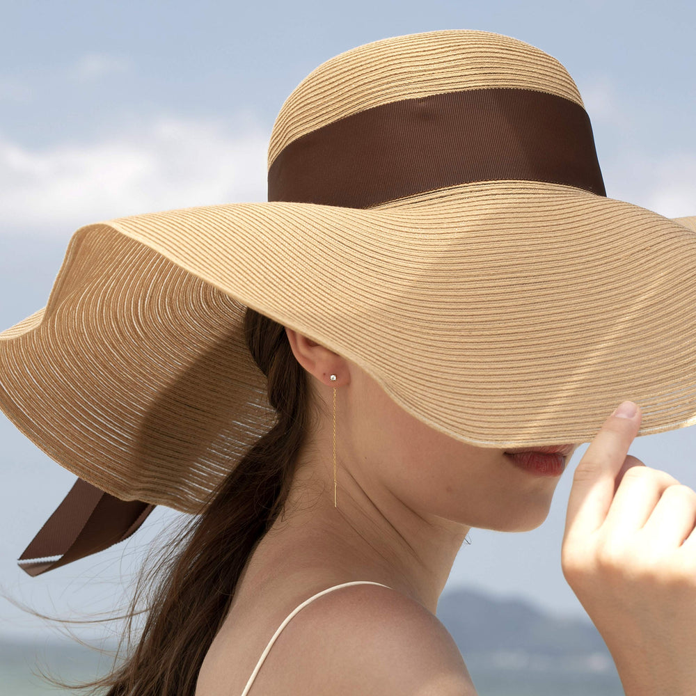 Cubic Zirconia Threader Earrings