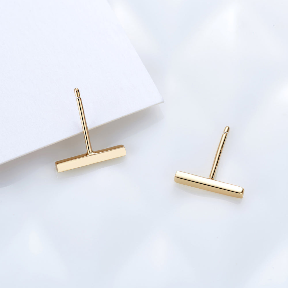 Bar Stud Earrings