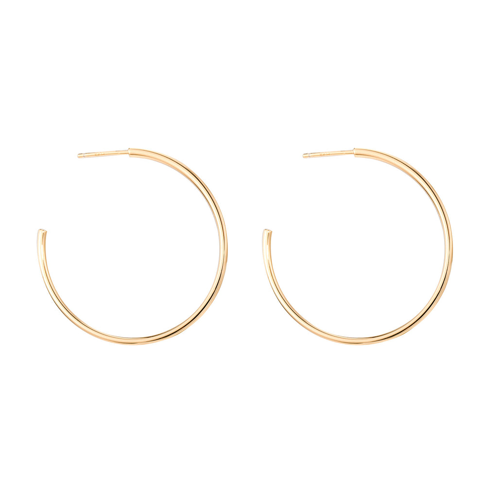 Classic Open Hoops Gold Hoop Earrings for Women Huggie Hoop Earrings