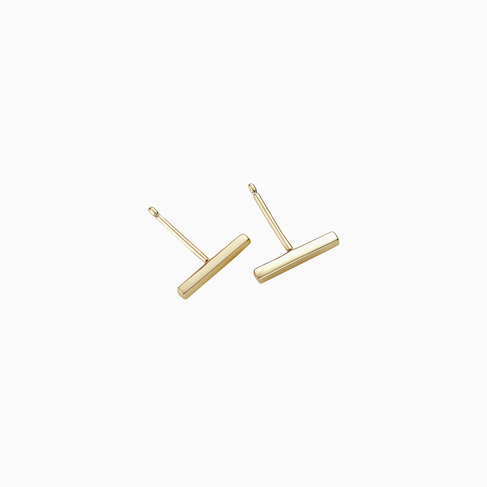 Bar Stud Earrings