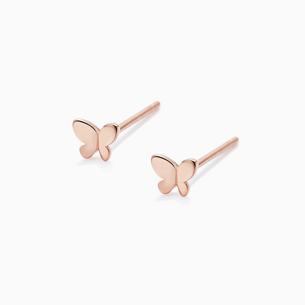 Tiny Butterfly Stud Earrings