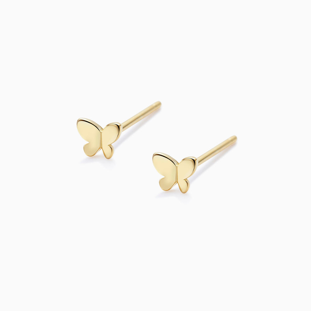 Tiny Butterfly Stud Earrings