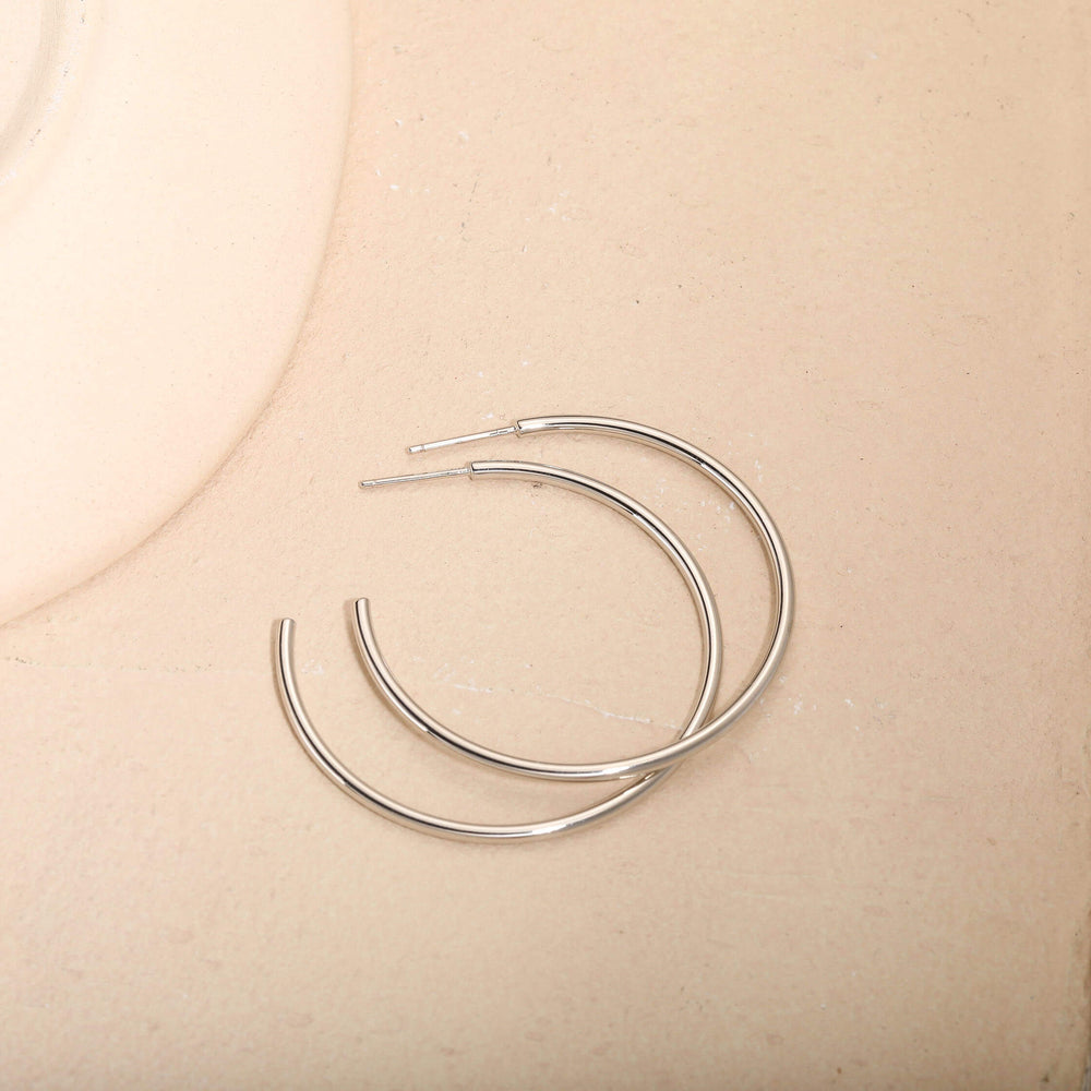 Classic Open Hoops Gold Hoop Earrings for Women Huggie Hoop Earrings