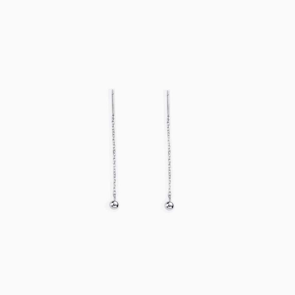 Tiny Ball Threader Earrings